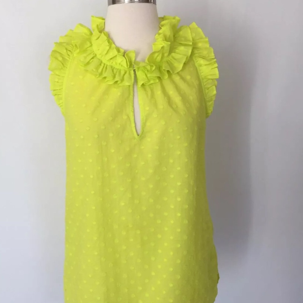 J.Crew Yellow Sleeveless Blouse